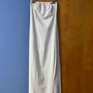 White Maxi Formal Slip